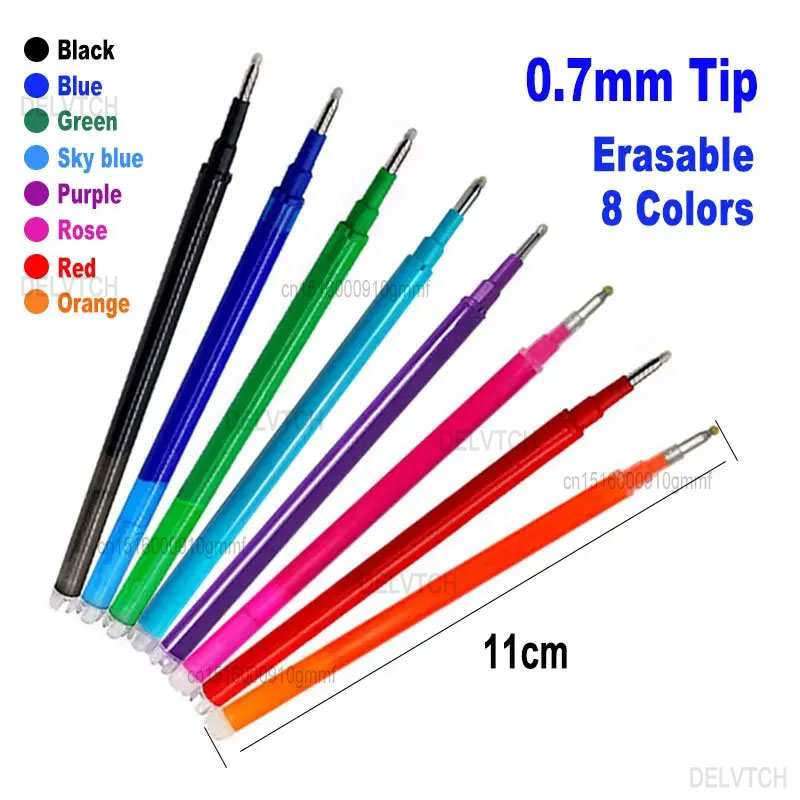 Pilot Pen Frixion - 8 قطعة/المجموعة 0.7 مللي متر قابل