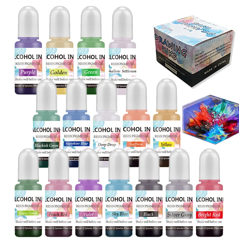Epoxy Uv Resin Kit - مجموعة صبغات ملونة لراتنجات الايبوكسي لتقوم