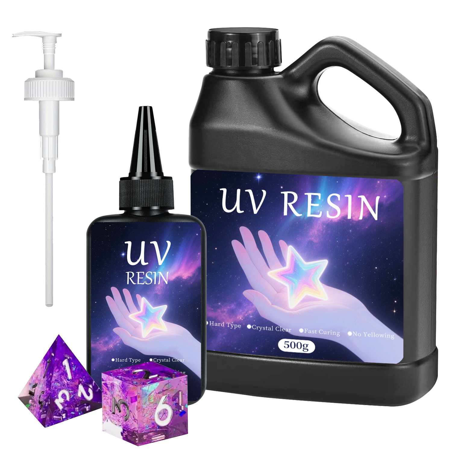 Epoxy Uv Resin Kit - مجموعة راتينج الأشعة فوق البنفسجية مع