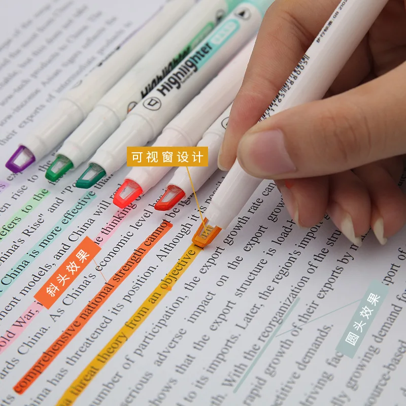 Stabilo Marker Boss - 6 ألوان/مجموعة قلم تحديد فريد من