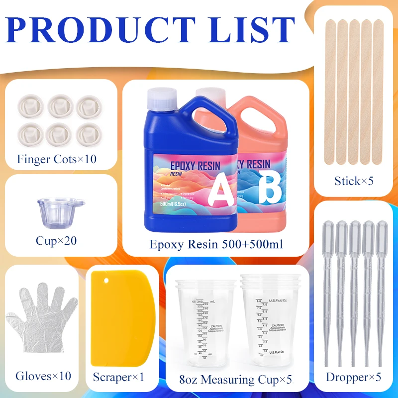 طقم راتنج إيبوكسي سهل الخلط، ر - مراجعة Epoxy Uv Resin Kit وسعره
