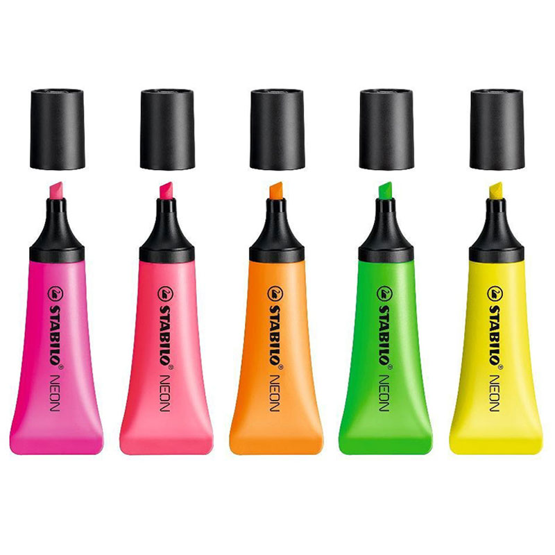 مثبت معجون الأسنان 72 نيون ، س - مراجعة Stabilo Marker Boss وسعره