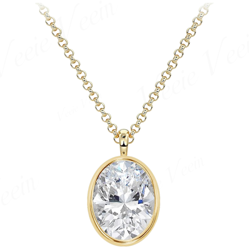 قلادة مجوهرات فيي فيين بحجر مو - مراجعة Bezels Set Pendant وسعره